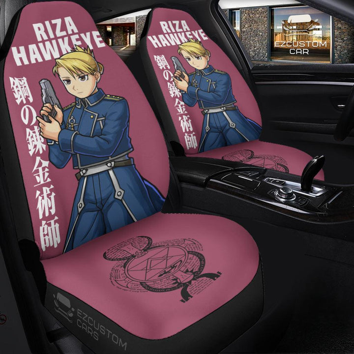 Riza Car Seat Covers Fullmetal Alchemist Anime Car Accessories-Ezcustomcar-KN2106068
