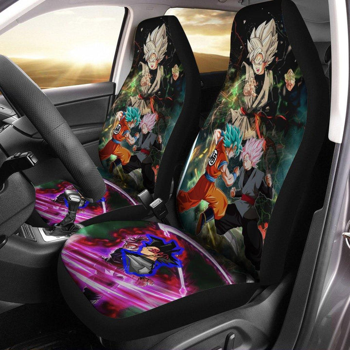 Goku Black Car Seat Covers Custom Dragon Ball Super Animeezcustomcar.com-1