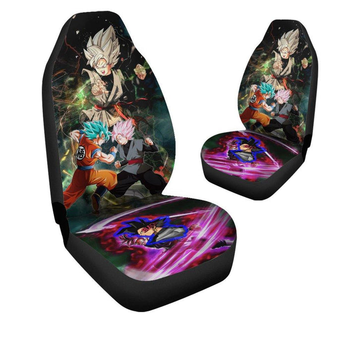 Goku Black Car Seat Covers Custom Dragon Ball Super Anime - Customforcars - 4