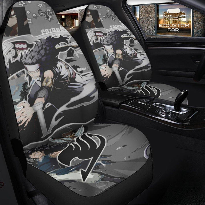 Gajeel Car Seat Covers Fairy Tail Anime Car Accessories - Customforcars - 3