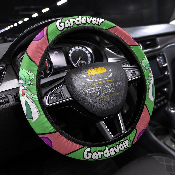 Gardevoir Steering Wheel Cover Custom Pokemon Anime Car Accessories - EzCustomcar - 1