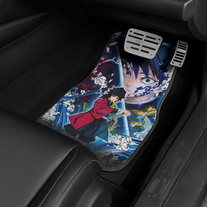 Demon Slayer Car Floor Mats Custom Giyuu Tomioka Anime Car Accessories - EzCustomcar - 3