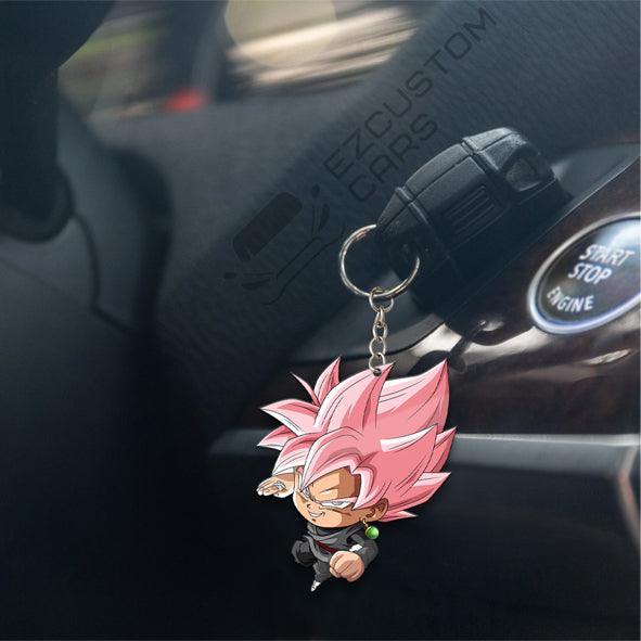 Black Goku Keychains Custom Anime Dragon Ball Car Accessories - EzCustomcar - 4