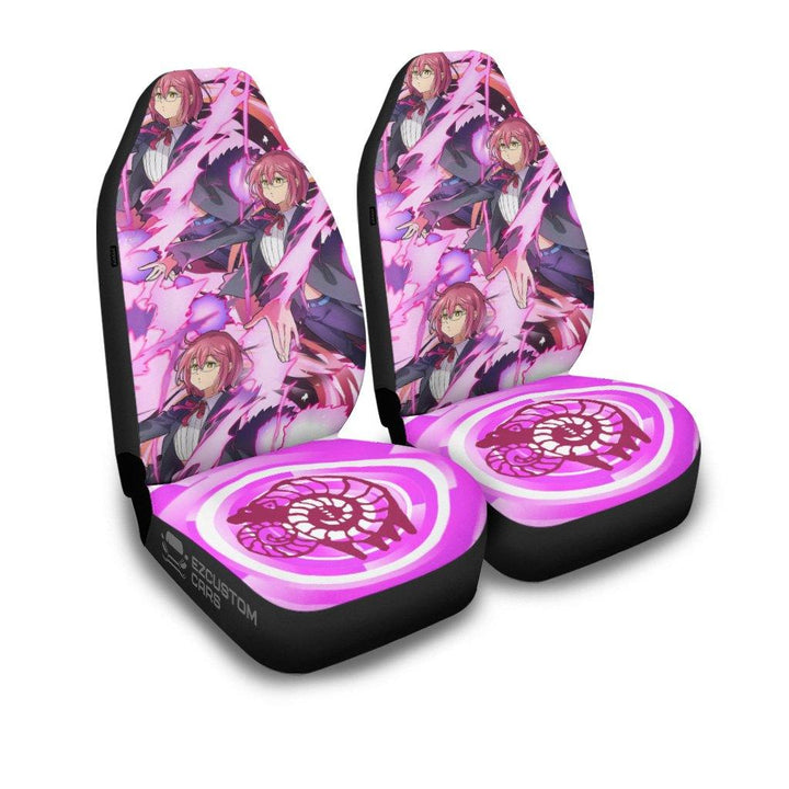 Gowther Car Seat Covers Seven Deadly Sins Anime Car Accessories - Customforcars - 2