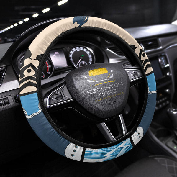 Gray Fullbuster Fairy Tail Steering Wheel Cover Custom Anime Car Accessories - EzCustomcar - 1