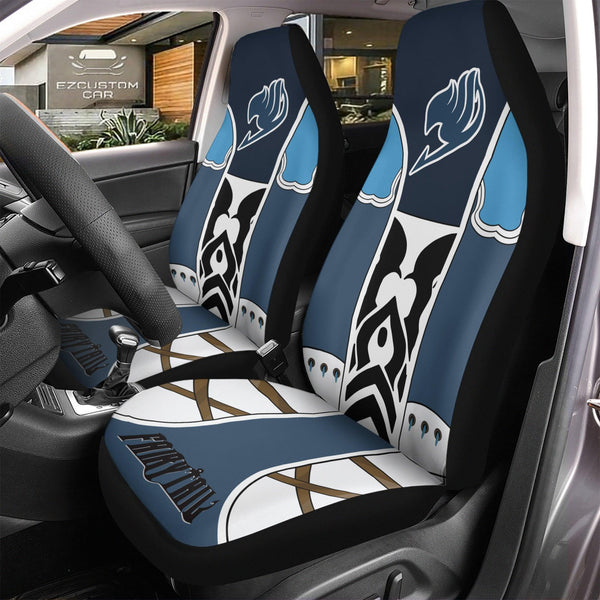 Gray Fullbuster Anime Car Seat Covers Custom Fairy Tail Car Accessories - EzCustomcar - 3