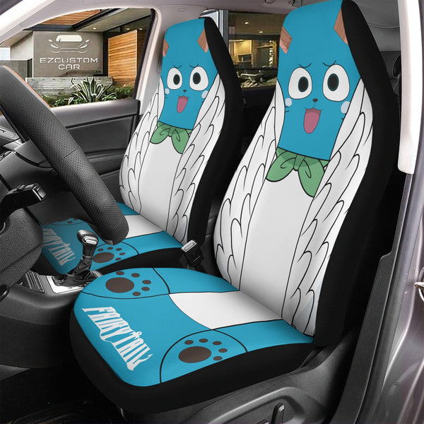 Happy Car Seat Covers Custom Fairy Tail Anime Car Accessories - EzCustomcar - 3