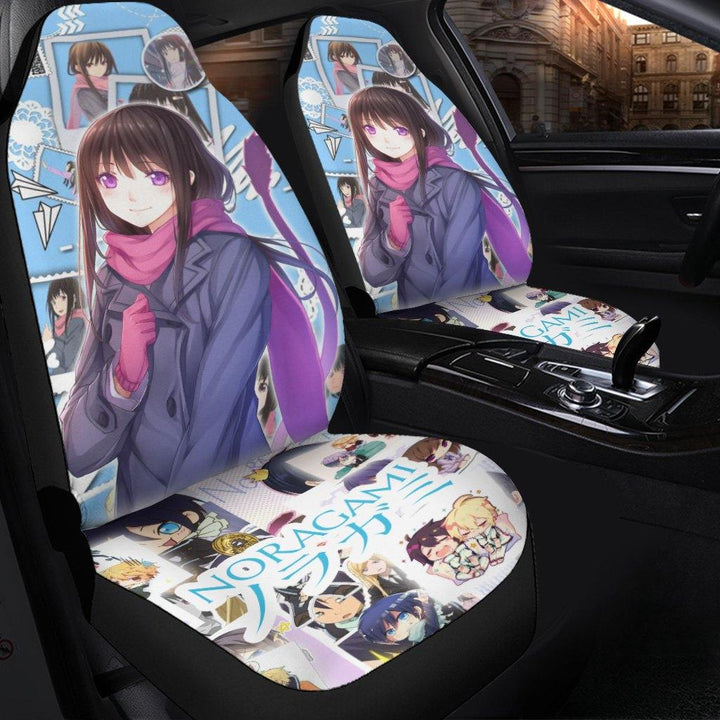 Hiyori Iki Car Seat Covers Noragami Anime Car Accessories - Customforcars - 3