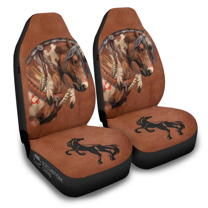 Horse Dreamcatcher Car Seat Covers Custom Horse Car Accessories - EzCustomcar - 2