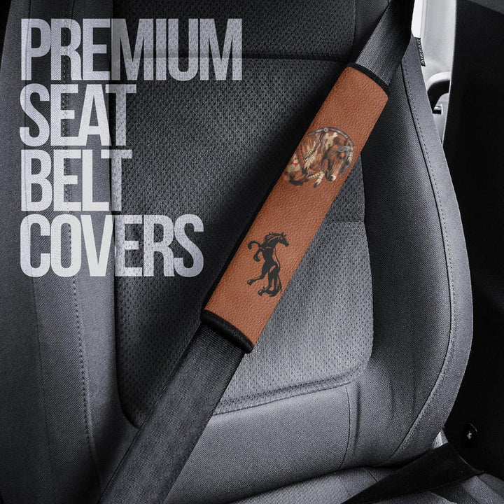 Horse Dreamcatcher Seat Belt Covers Custom Horse Car Accessories - EzCustomcar - 3
