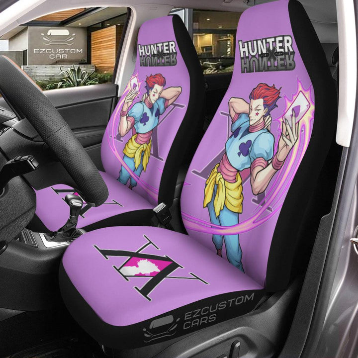 Hisoka Car Seat Covers Hunter x Hunter Anime Custom Car Accessoriesezcustomcar.com-1
