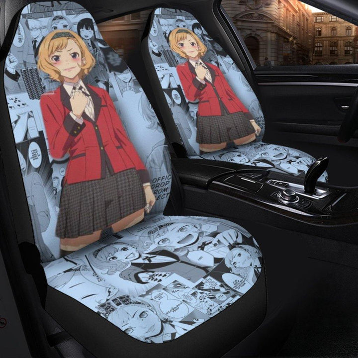 Itsuki Sumeragi Kakegurui Anime Car Seat Covers - Customforcars - 3