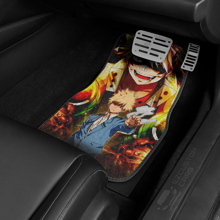 Katsuki Bakugou Car Floor Mats Custom Kacchan My Hero Academia Anime Car Accessories - EzCustomcar - 3