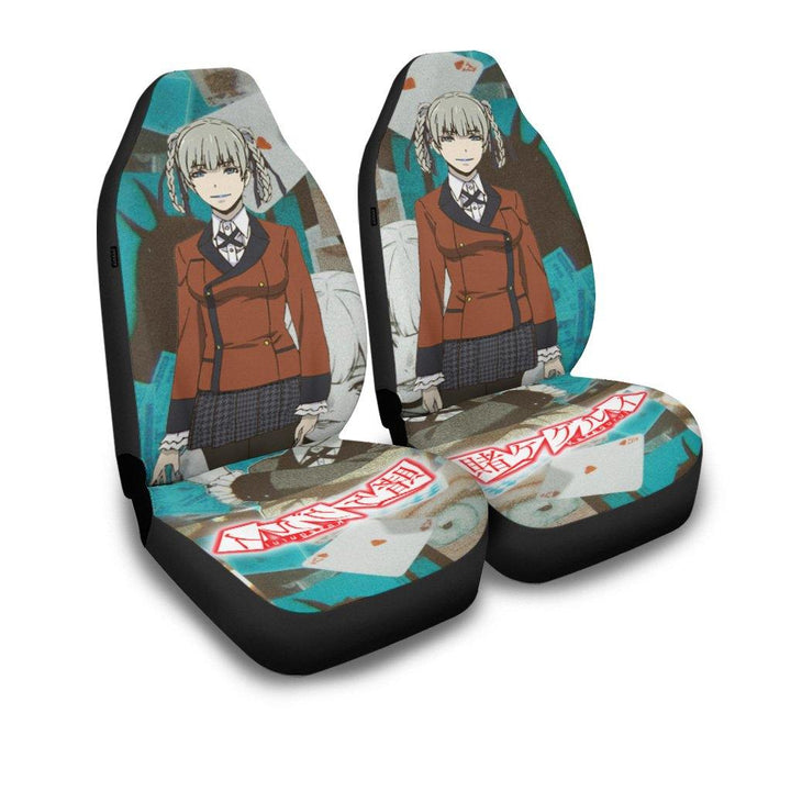 Kirari Momobami Kakegurui Anime Art Car Seat Covers - Customforcars - 2