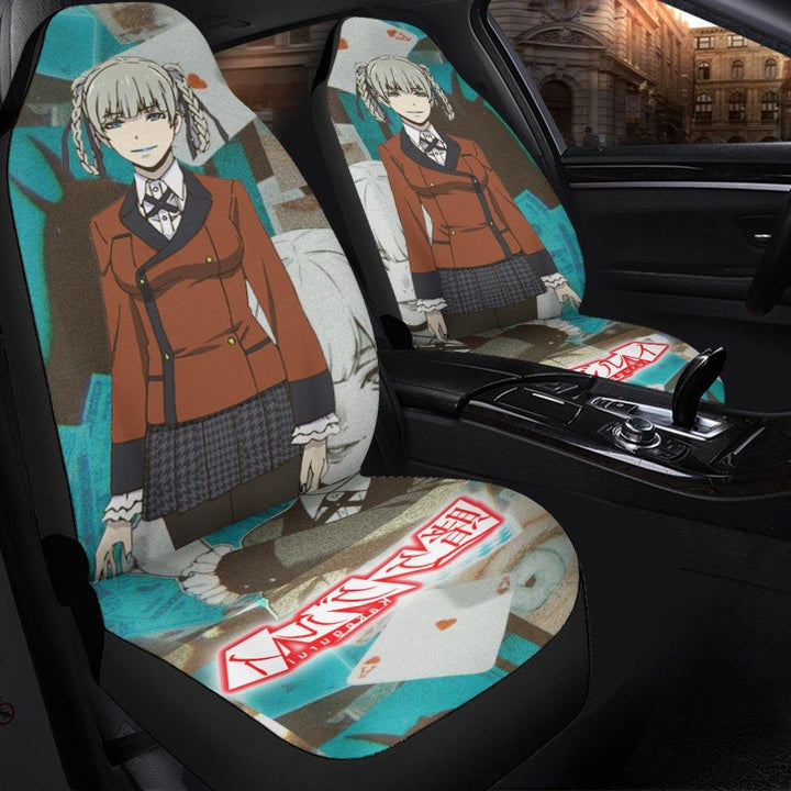 Kirari Momobami Kakegurui Anime Art Car Seat Covers - Customforcars - 3