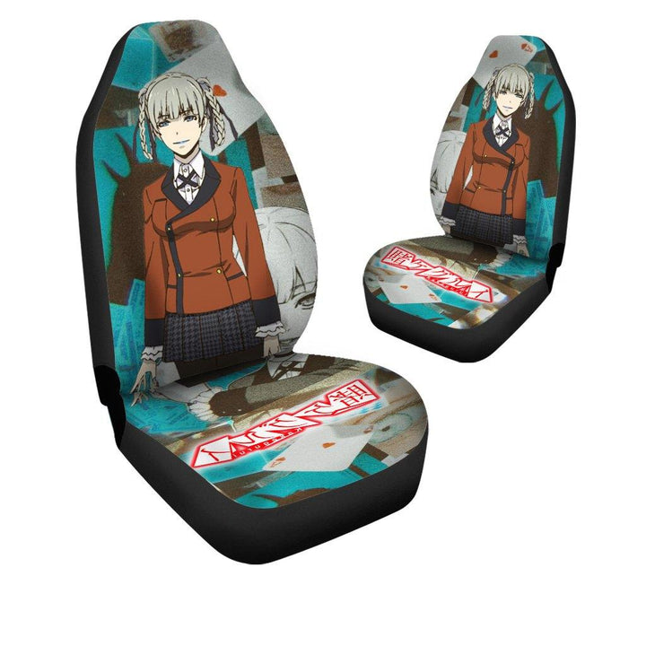 Kirari Momobami Kakegurui Anime Art Car Seat Covers - Customforcars - 4