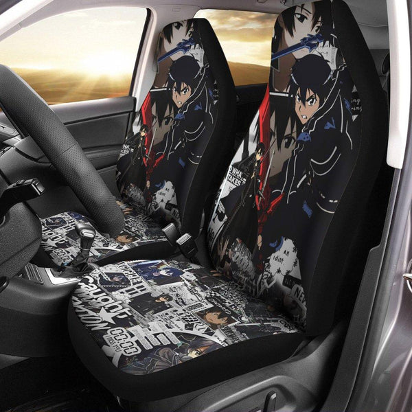 Kirito Sword Art Online Anime Car Seat Covers Fan Giftezcustomcar.com-1