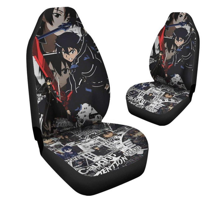 Kirito Sword Art Online Anime Car Seat Covers Fan Gift - Customforcars - 4