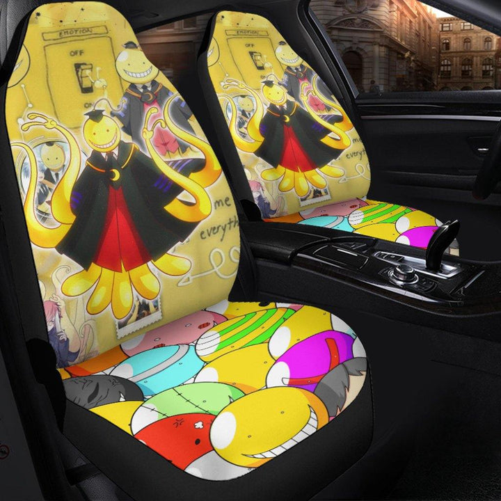 Koro Sensei Car Seat Covers Assassination Classroom Anime Car Accessories - Customforcars - 3