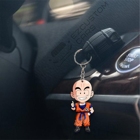 Krillin Keychains Custom Dragon Ball Anime Car Accessories - EzCustomcar - 4
