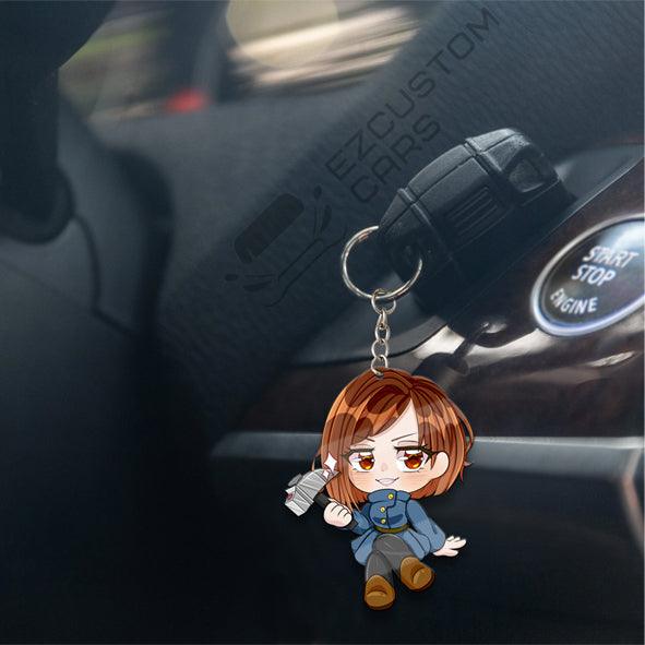 Kugisaki Nobara Keychains Custom Jujutsu Kaisen Anime Car Accessories - EzCustomcar - 4