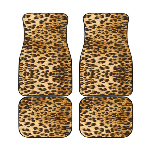 Leopard Skin Car Floor Mats Custom Animal Car Accessories-ezcustomcar-1