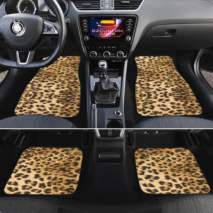 Leopard Skin Car Floor Mats Custom Animal Car Accessories-ezcustomcar-12