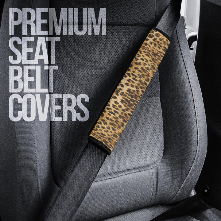 Leopard Skin Seat Belt Covers Custom Animal Car Accessories - EzCustomcar - 3