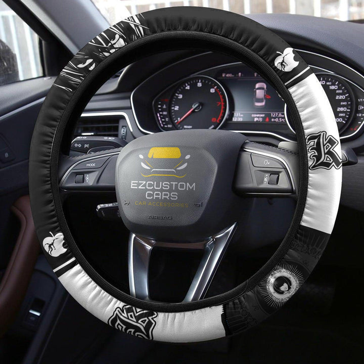 Death Note Custom Steering Wheel Cover Light Yagami Anime Car Accessories - EzCustomcar - 3