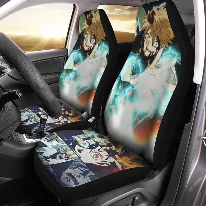Luck Black Clover Car Seat Covers Anime Fan Giftezcustomcar.com-1