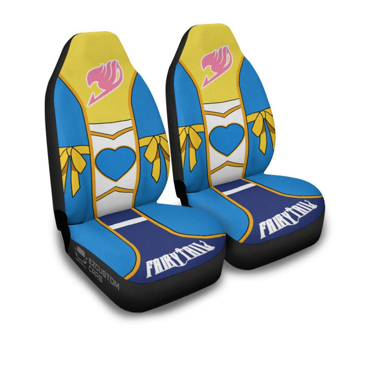 Lucy Heartfilia Car Seat Covers Custom Anime Fairy Tail Car Accessories - EzCustomcar - 2