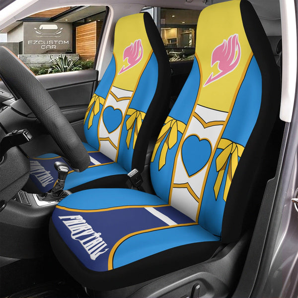 Lucy Heartfilia Car Seat Covers Custom Anime Fairy Tail Car Accessories - EzCustomcar - 3