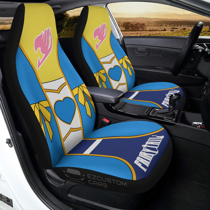 Lucy Heartfilia Car Seat Covers Custom Anime Fairy Tail Car Accessories - EzCustomcar - 1