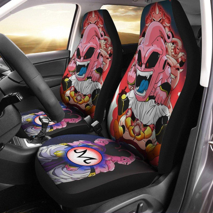 Majin Buu Car Seat Covers Custom Dragon Ball Super Animeezcustomcar.com-1
