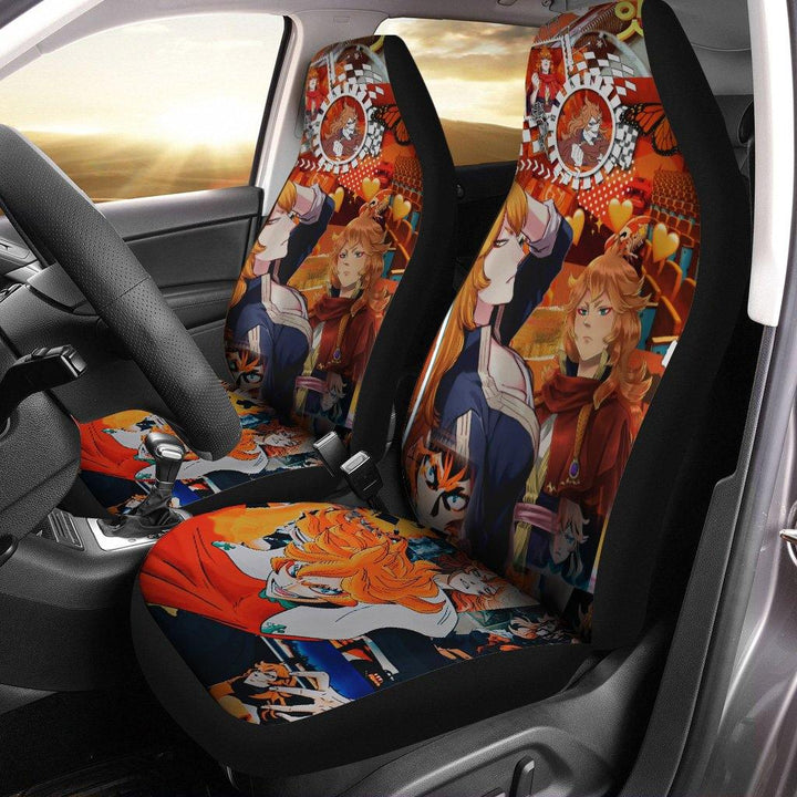 Mereoleona Vermillion Black Clover Car Seat Covers Anime Fan Giftezcustomcar.com-1
