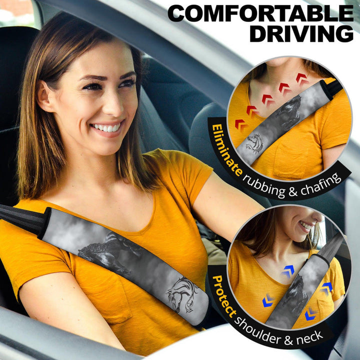 Morgan Horse Seat Belt Covers Custom Horse Car Accessories - EzCustomcar - 2
