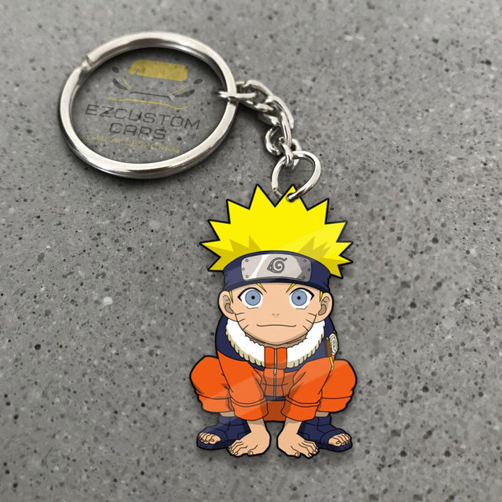 Naruto Kid Keychains Naruto Anime Custom Car Accessories - EzCustomcar - 1