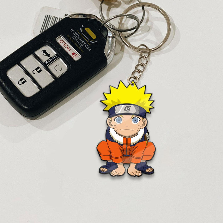 Naruto Kid Keychains Naruto Anime Custom Car Accessories - EzCustomcar - 2