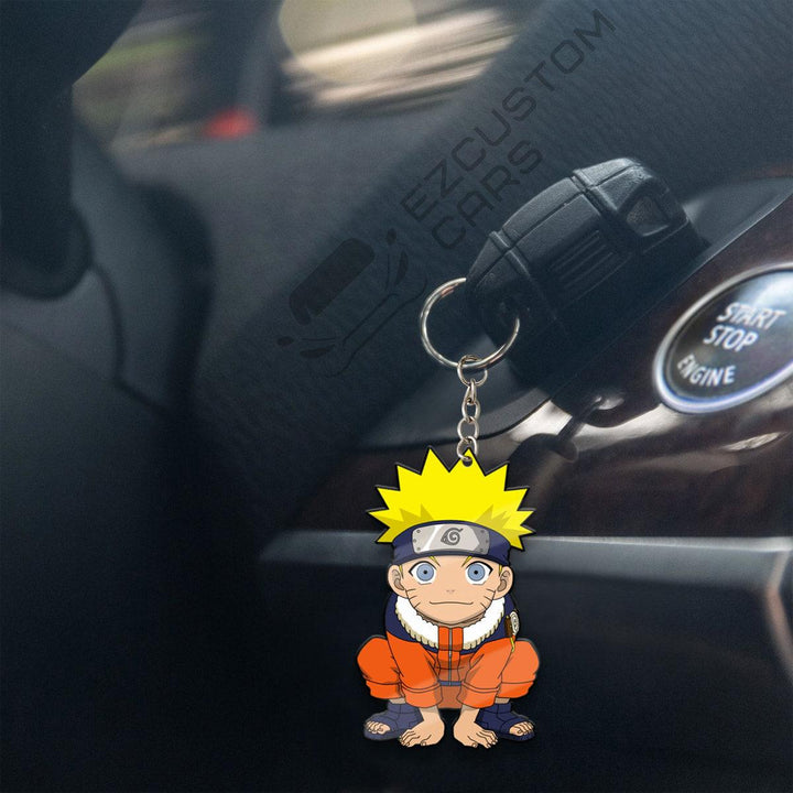 Naruto Kid Keychains Naruto Anime Custom Car Accessories - EzCustomcar - 4