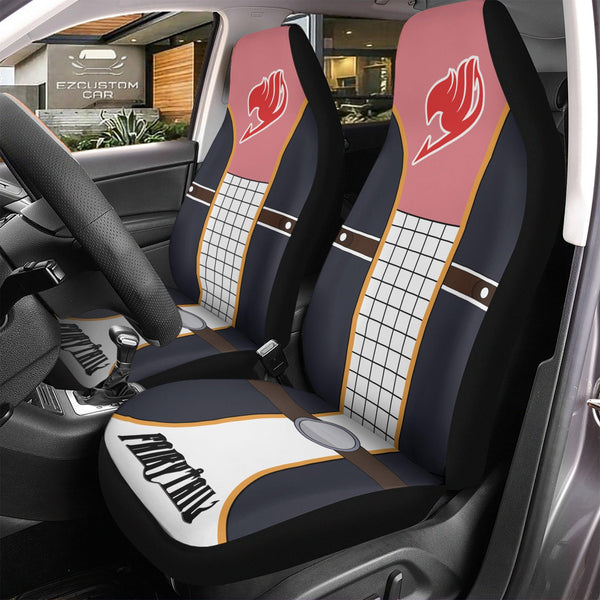 Natsu Dragneel Anime Car Accessories Custom Fairy Tail Car Seat Covers - EzCustomcar - 3