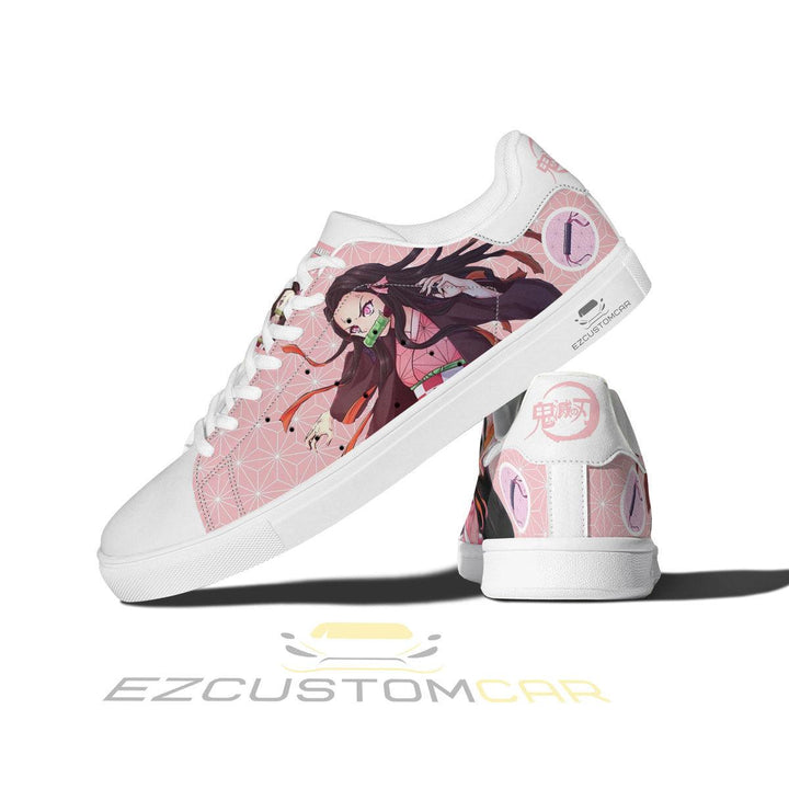 Nezuko Sneakers Demon Slayers Skate Shoes - EzCustomcar - 2