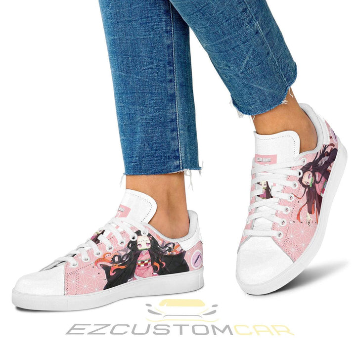 Nezuko Sneakers Demon Slayers Skate Shoes - EzCustomcar - 3