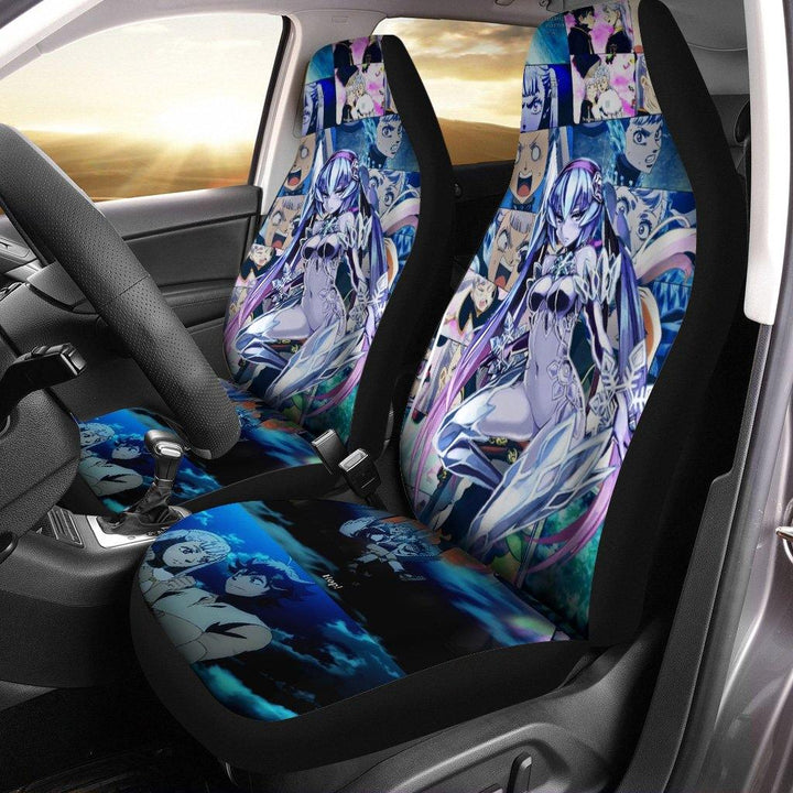 Noelle Black Clover Car Seat Covers Anime Fan Giftezcustomcar.com-1