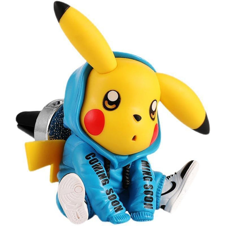 Pikachu Car Air Freshener Vent Clip, Air Fresher For Car, Anime Car Decoration Accessories, Pokemon Action Figure Anime Gift - EzCustomcar - 2