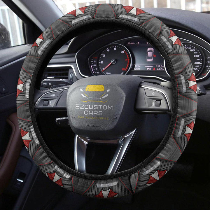 Resident Evil Umbrella Corps Steering Wheel Covers Custom Car Accessories - EzCustomcar - 3