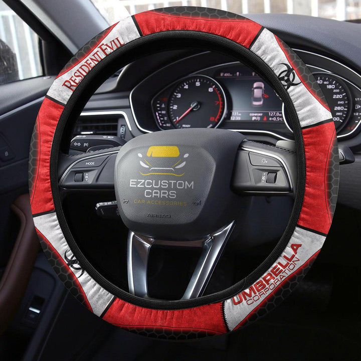 Resident Evil Umbrella Corps Steering Wheel Cover Custom Car Accessories - EzCustomcar - 3