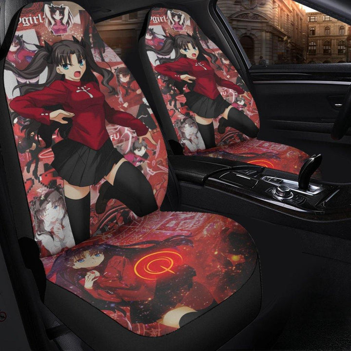 Rin Tohsaka Car Seat Covers Fate/Stay Night Anime Car Accessories - Customforcars - 3