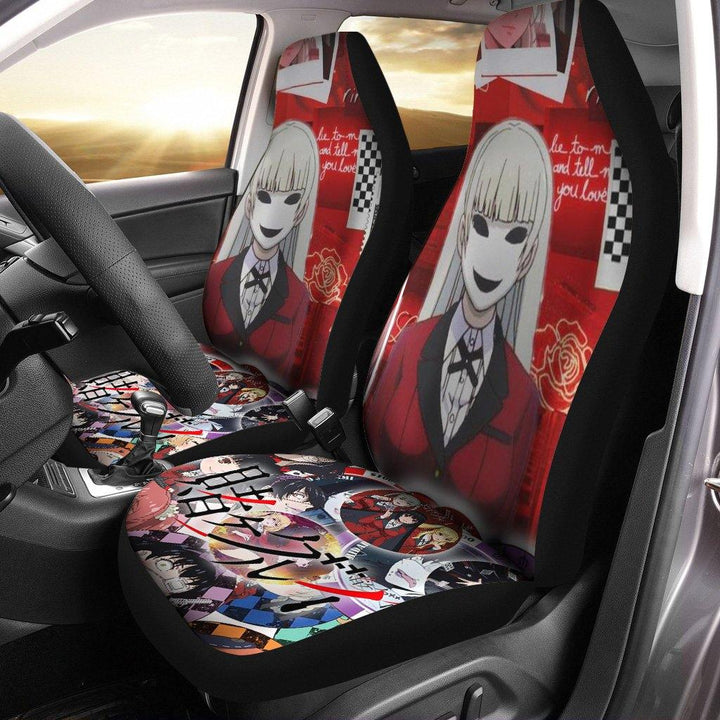 Ririka Momobami Kakegurui Anime  Car Seat Coversezcustomcar.com-1