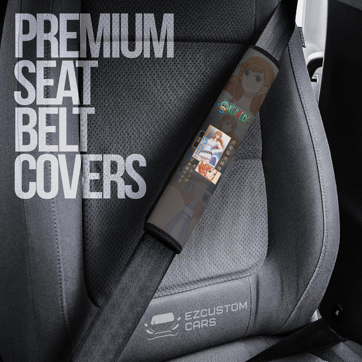 Seat Belt Covers Nami Custom Anime One Piece Car Accessories - EzCustomcar - 3