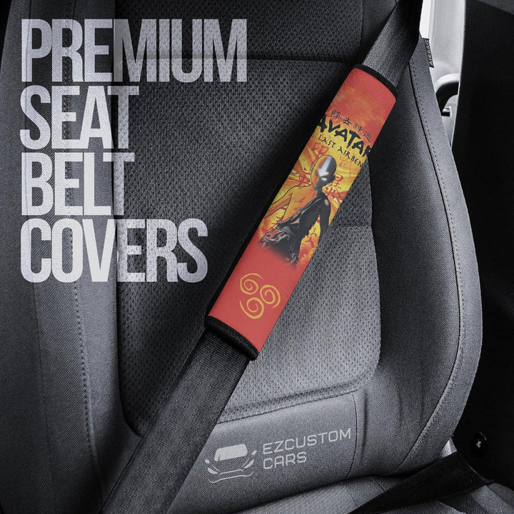 Aang Seat Belt Cover Custom Avatar: The Last Airbender Anime Car Accessories - EzCustomcar - 3